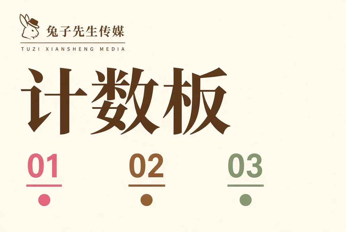 计数板栏目配图